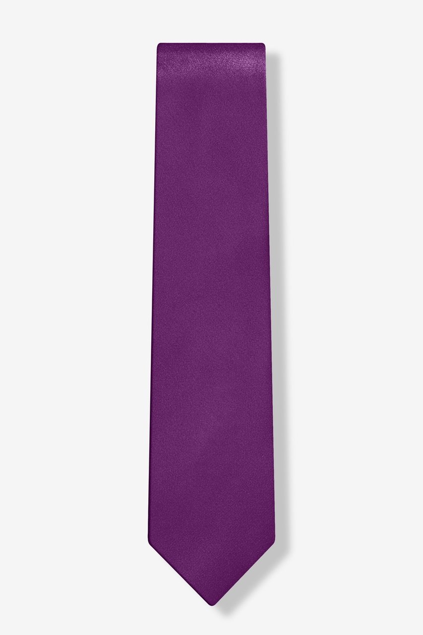 Purple Plum Tie For Boys Photo (1)