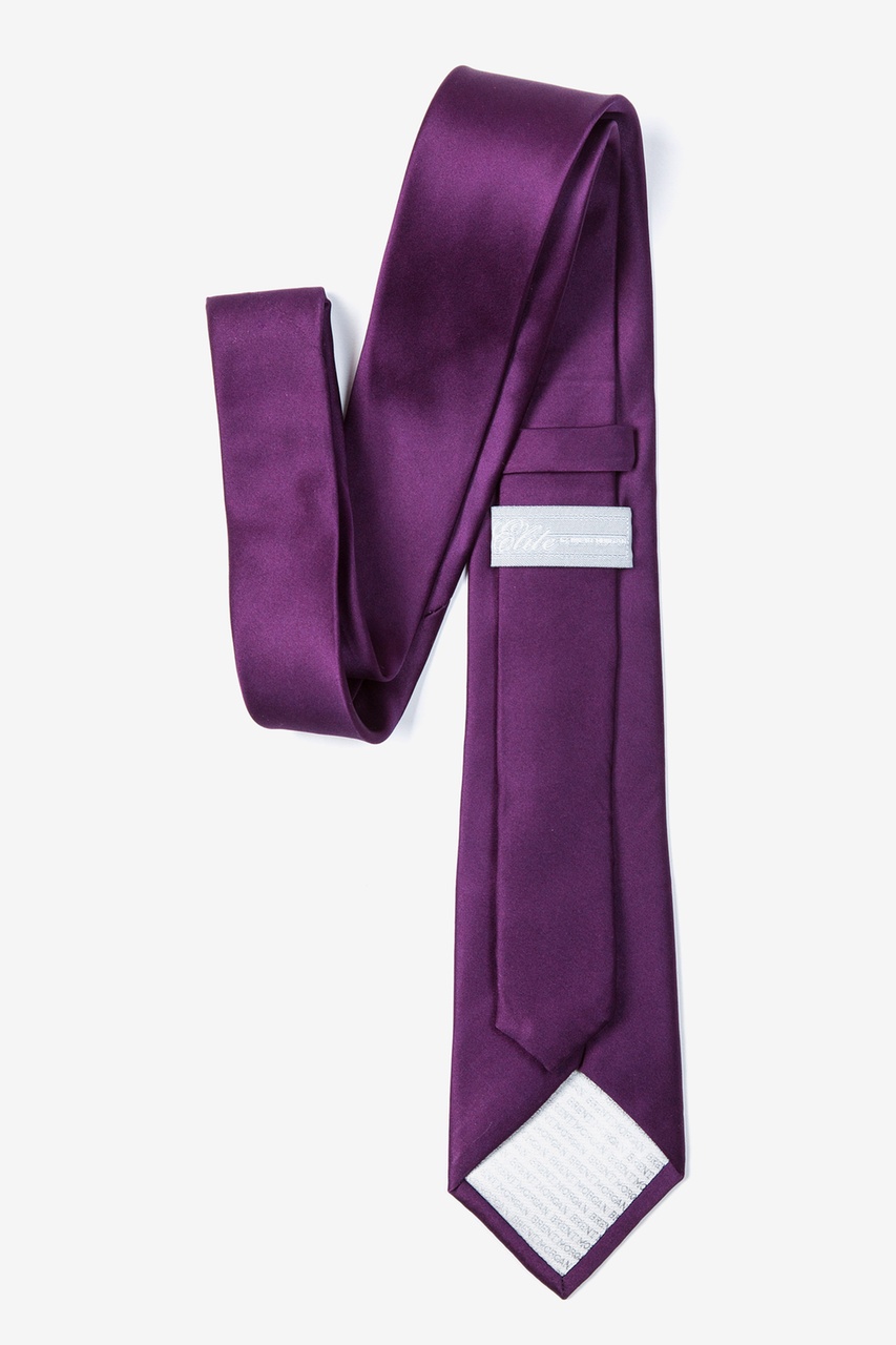 Purple Plum Tie For Boys Photo (2)