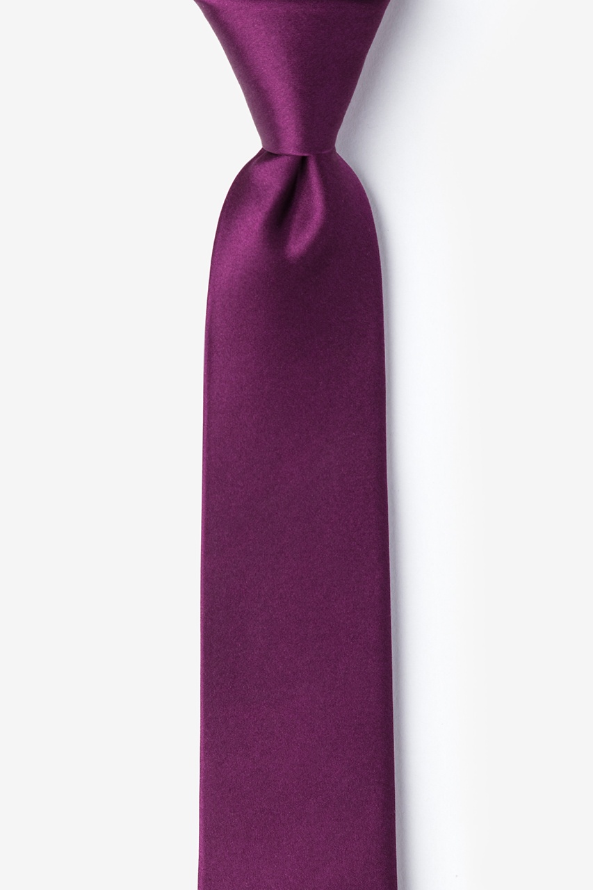 Purple Plum Tie For Boys Photo (0)