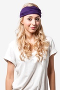 Basic Stretchy Purple Headband Photo (0)