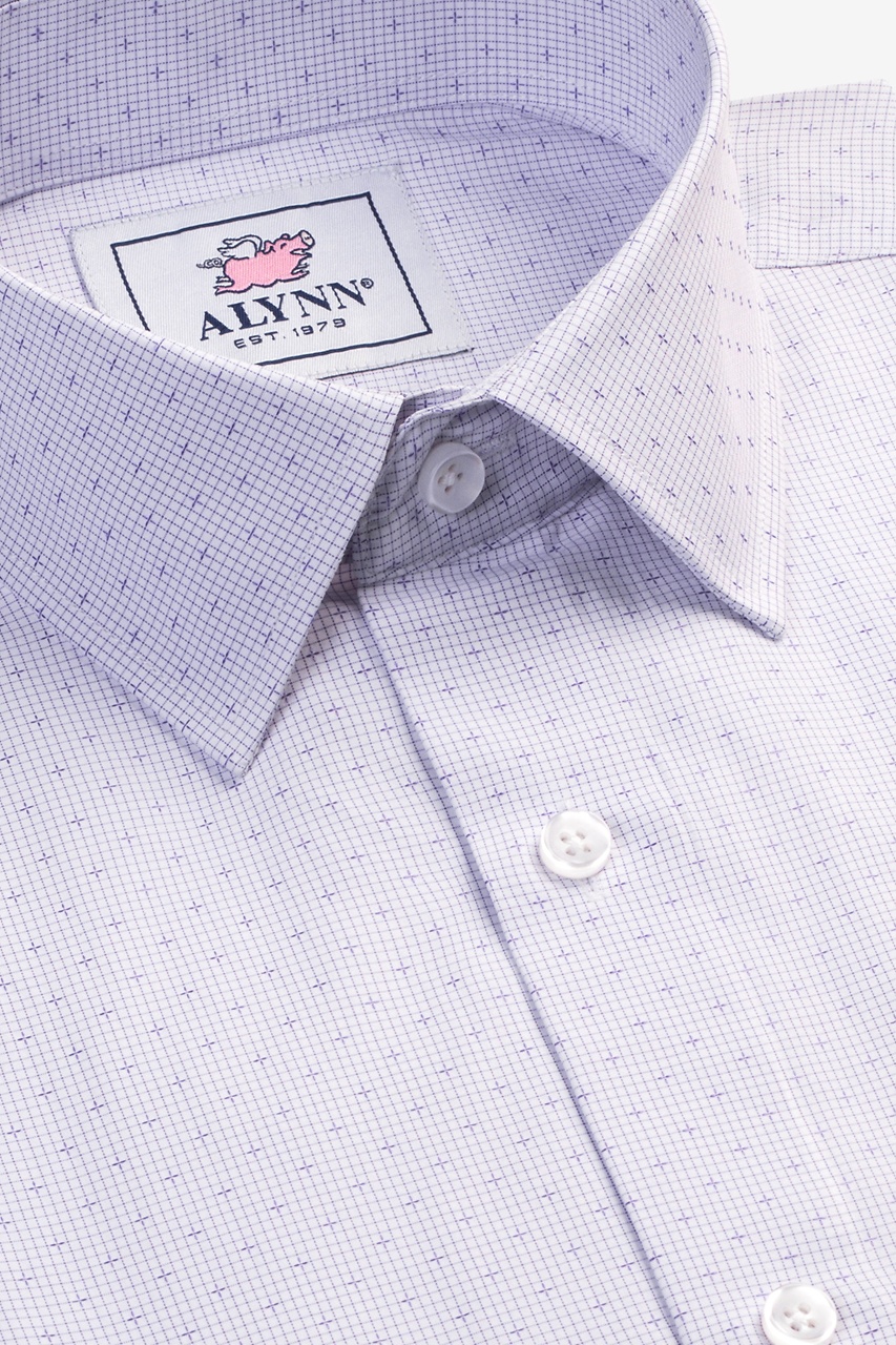 Purple Polyester Evan Dress Shirt | Ties.com