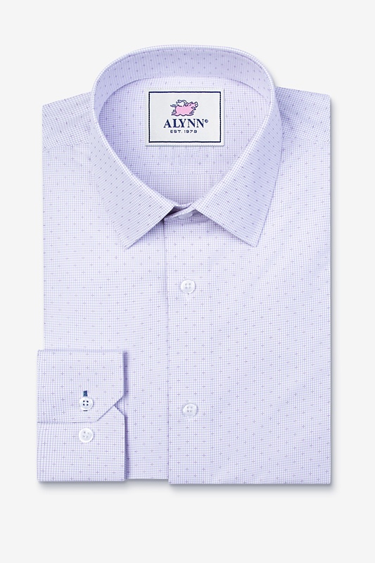 purple slim fit dress shirt