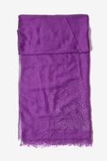 Raining Rhinestones Purple Scarf Photo (3)