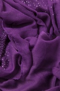 Raining Rhinestones Purple Scarf Photo (1)