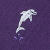 Purple Silk A Porpoise-ful Life Tie