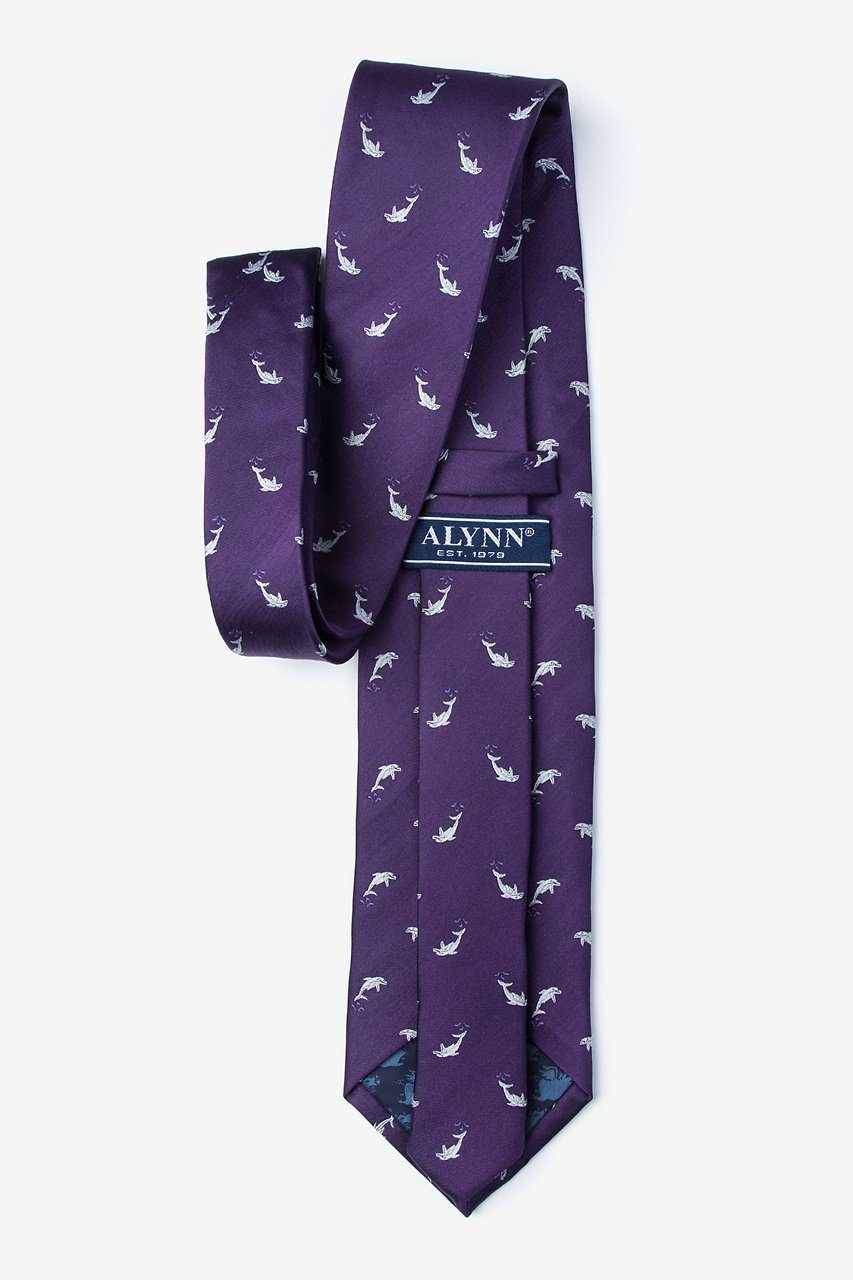 A Porpoise-ful Life Purple Tie Photo (1)