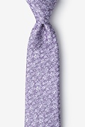 Bali Purple Extra Long Tie Photo (0)