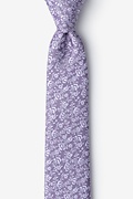 Bali Purple Skinny Tie Photo (0)