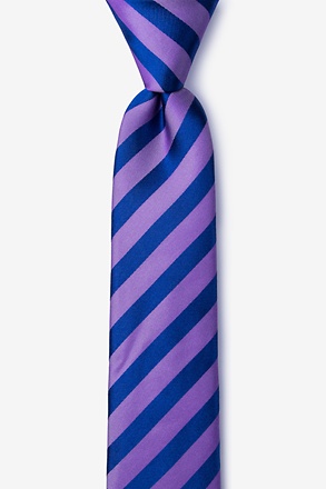 _Bandon Purple Skinny Tie_