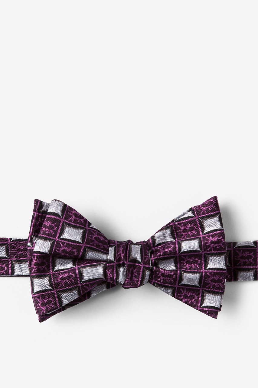 Bed Bugs Purple Self-Tie Bow Tie Photo (0)