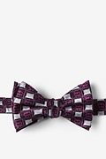 Bed Bugs Purple Self-Tie Bow Tie Photo (0)