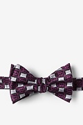 Bed Bugs Purple Self-Tie Bow Tie