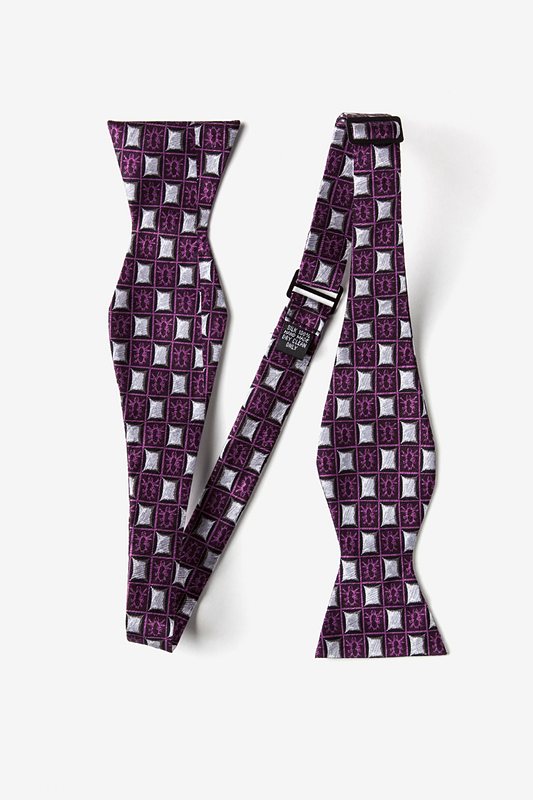 Bed Bugs Purple Self-Tie Bow Tie