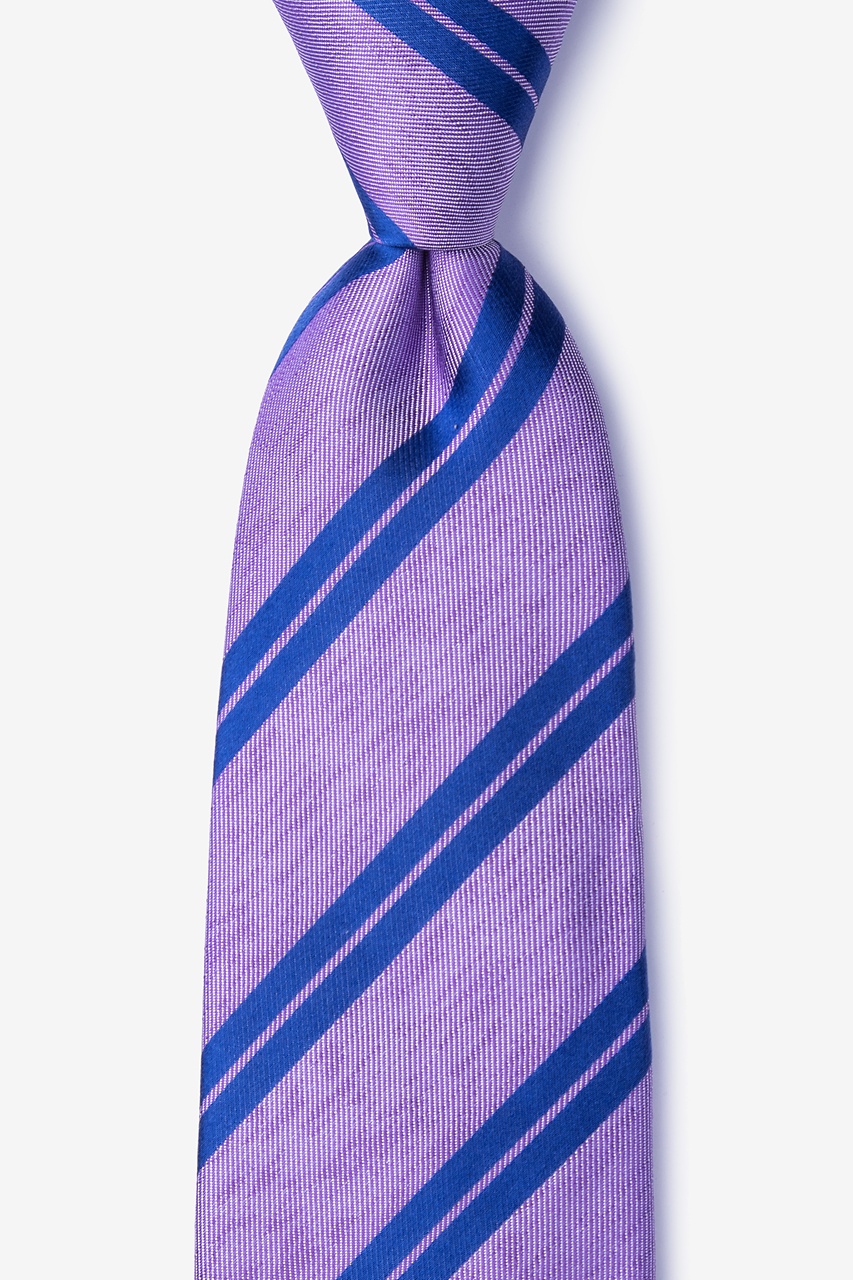 Purple Silk Blackwater Extra Long Tie | Ties.com