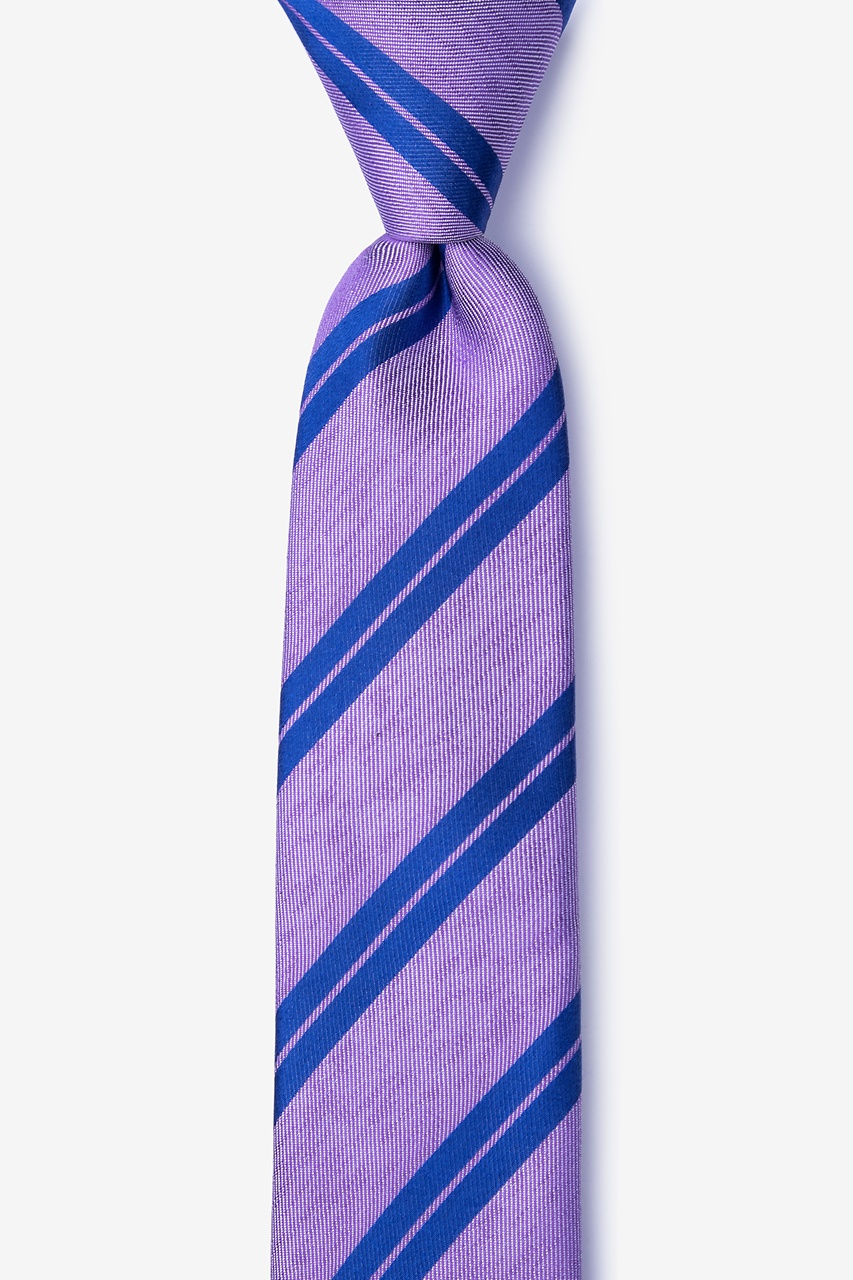 Blackwater Purple Skinny Tie Photo (0)