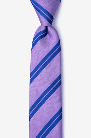 Blackwater Purple Skinny Tie