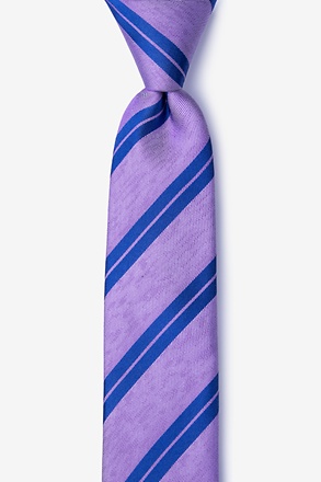 _Blackwater Purple Skinny Tie_