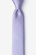 Borneo Purple Skinny Tie Photo (0)