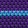 Purple Silk Briton Stripe Knit Skinny Tie