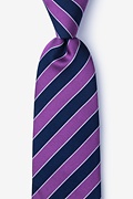 Fane Purple Extra Long Tie Photo (0)