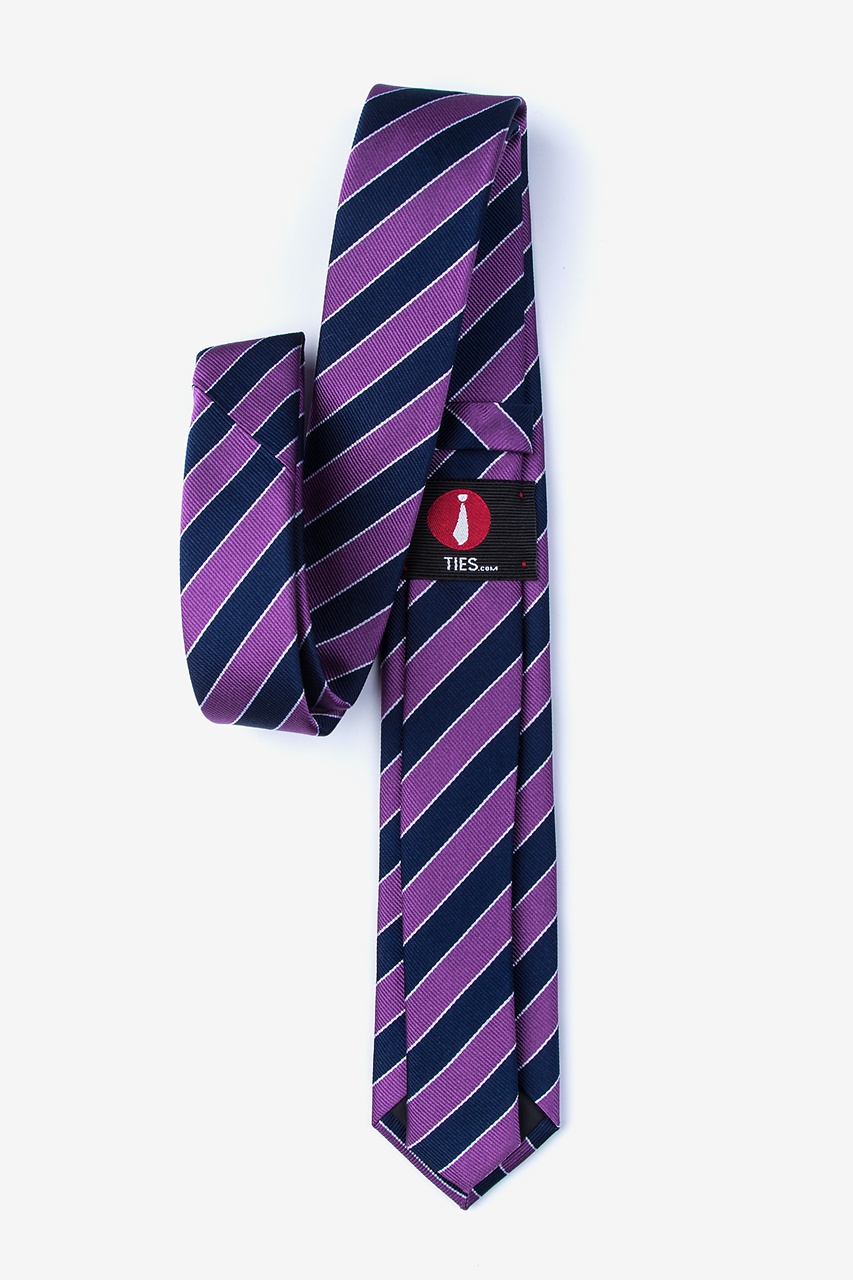 Fane Purple Skinny Tie Photo (1)