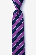 Fane Purple Skinny Tie Photo (0)