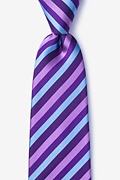 Fergus Purple Extra Long Tie Photo (0)