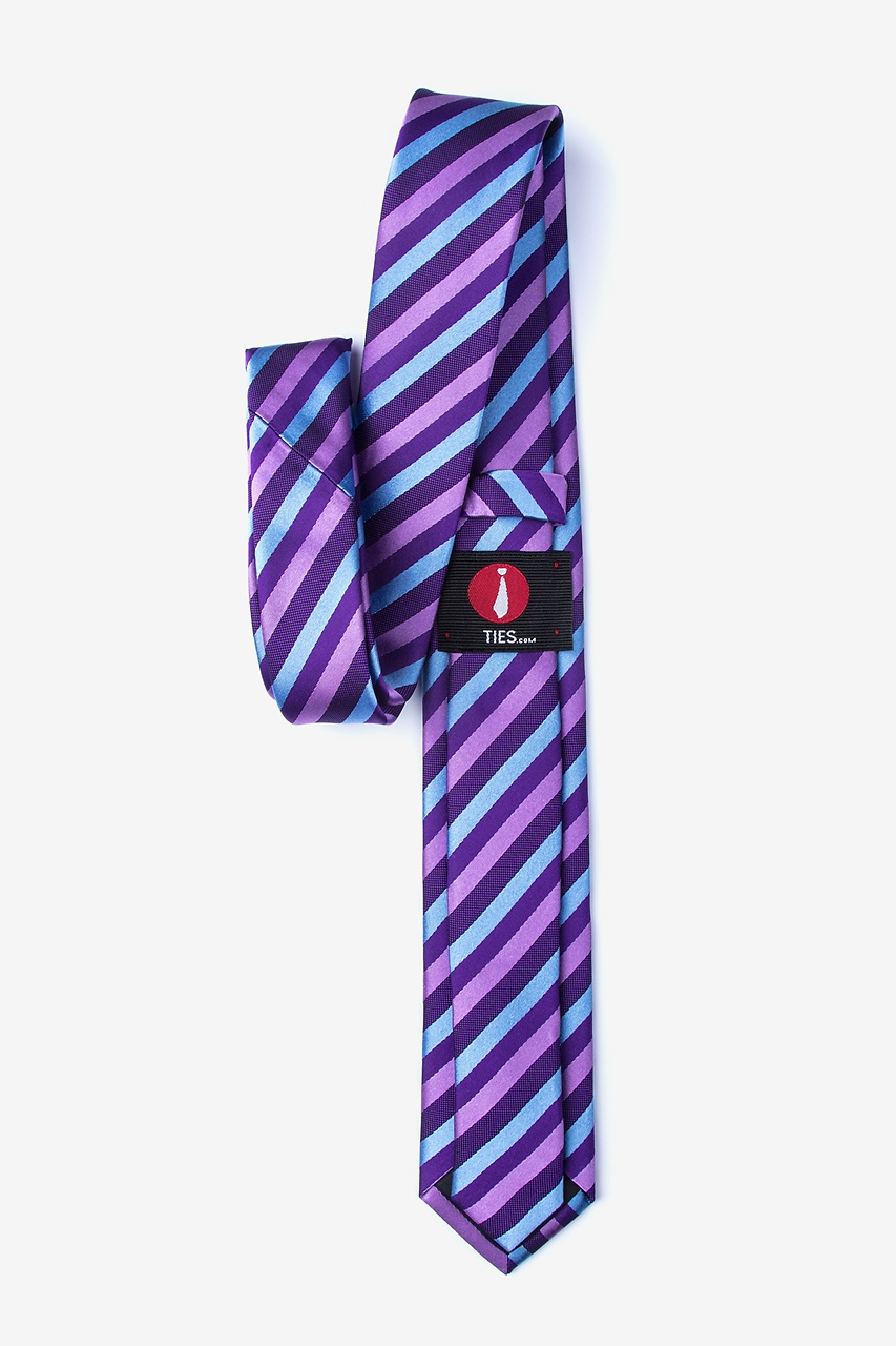 Fergus Purple Skinny Tie Photo (1)