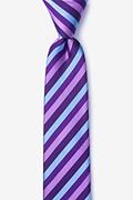 Fergus Purple Skinny Tie Photo (0)