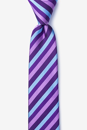 _Fergus Purple Skinny Tie_