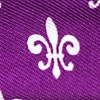 Purple Silk Fleur Crazy Self-Tie Bow Tie