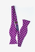 Fleur Crazy Purple Self-Tie Bow Tie Photo (1)