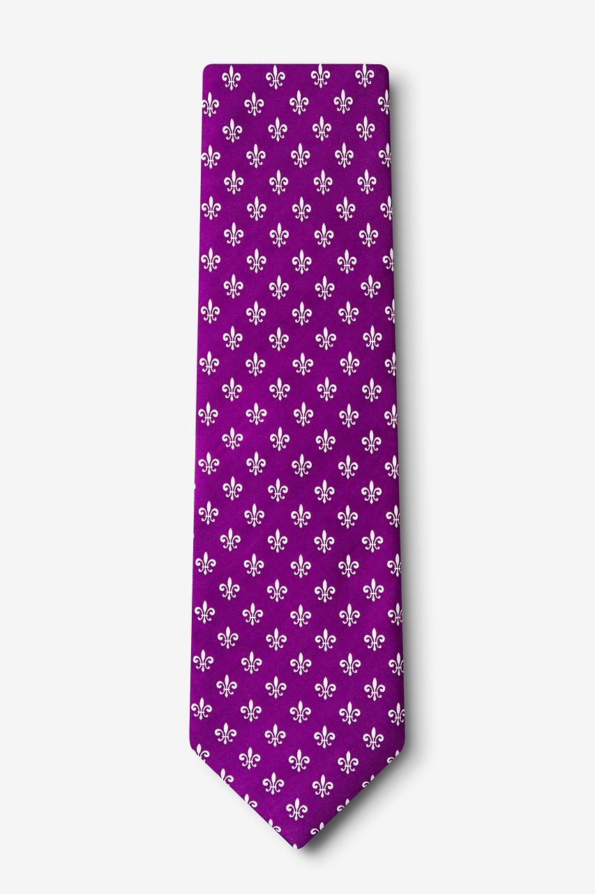 Fleur Crazy Purple Tie Photo (1)