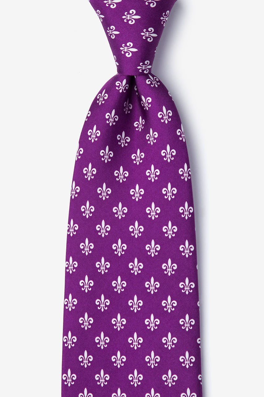 Fleur Crazy Purple Tie Photo (0)