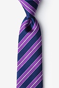 Hainan Purple Extra Long Tie Photo (0)