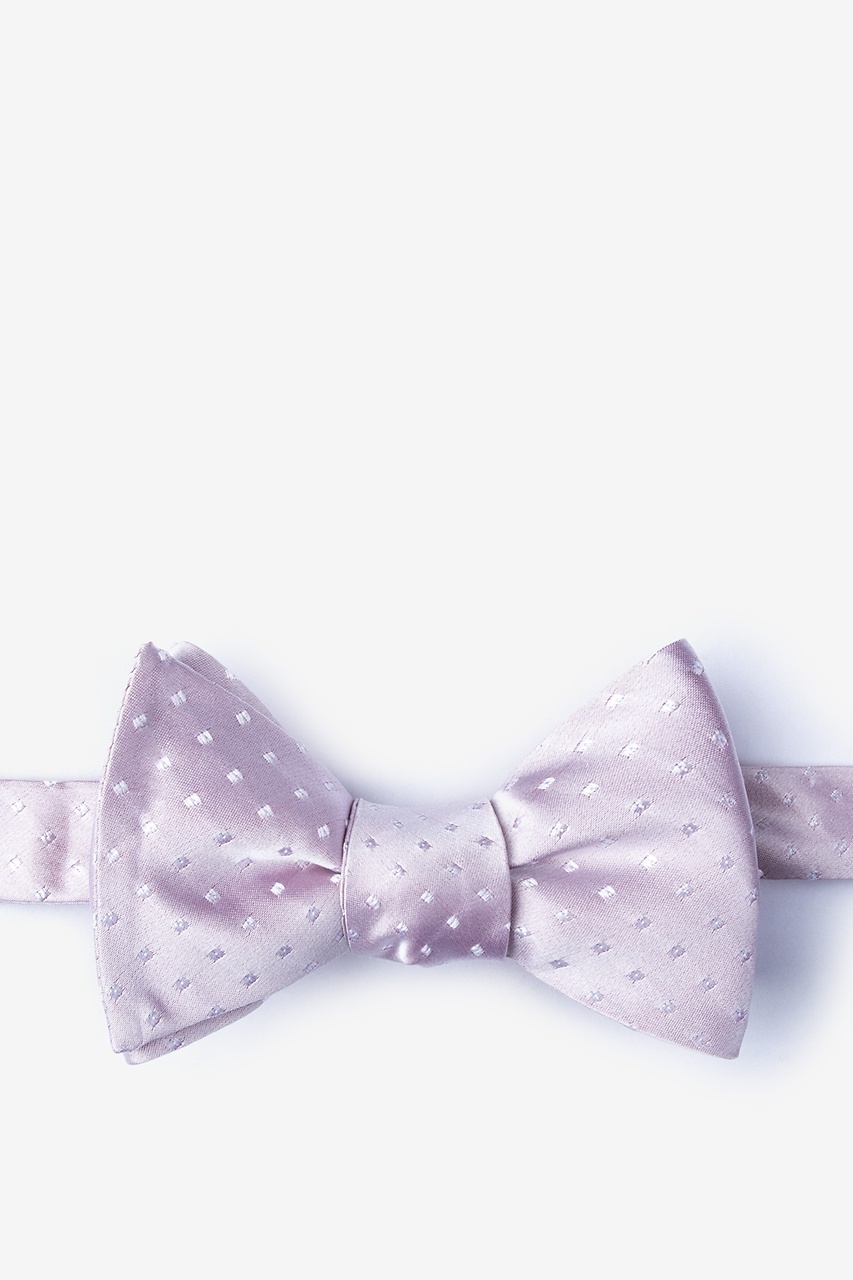 Misool Purple Self-Tie Bow Tie Photo (0)