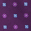 Purple Silk Monkey Skinny Tie