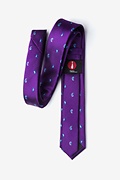 New Guinea Purple Skinny Tie Photo (1)