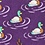 Purple Silk Quack Addict Tie