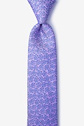 Rainy Purple Skinny Tie Photo (0)