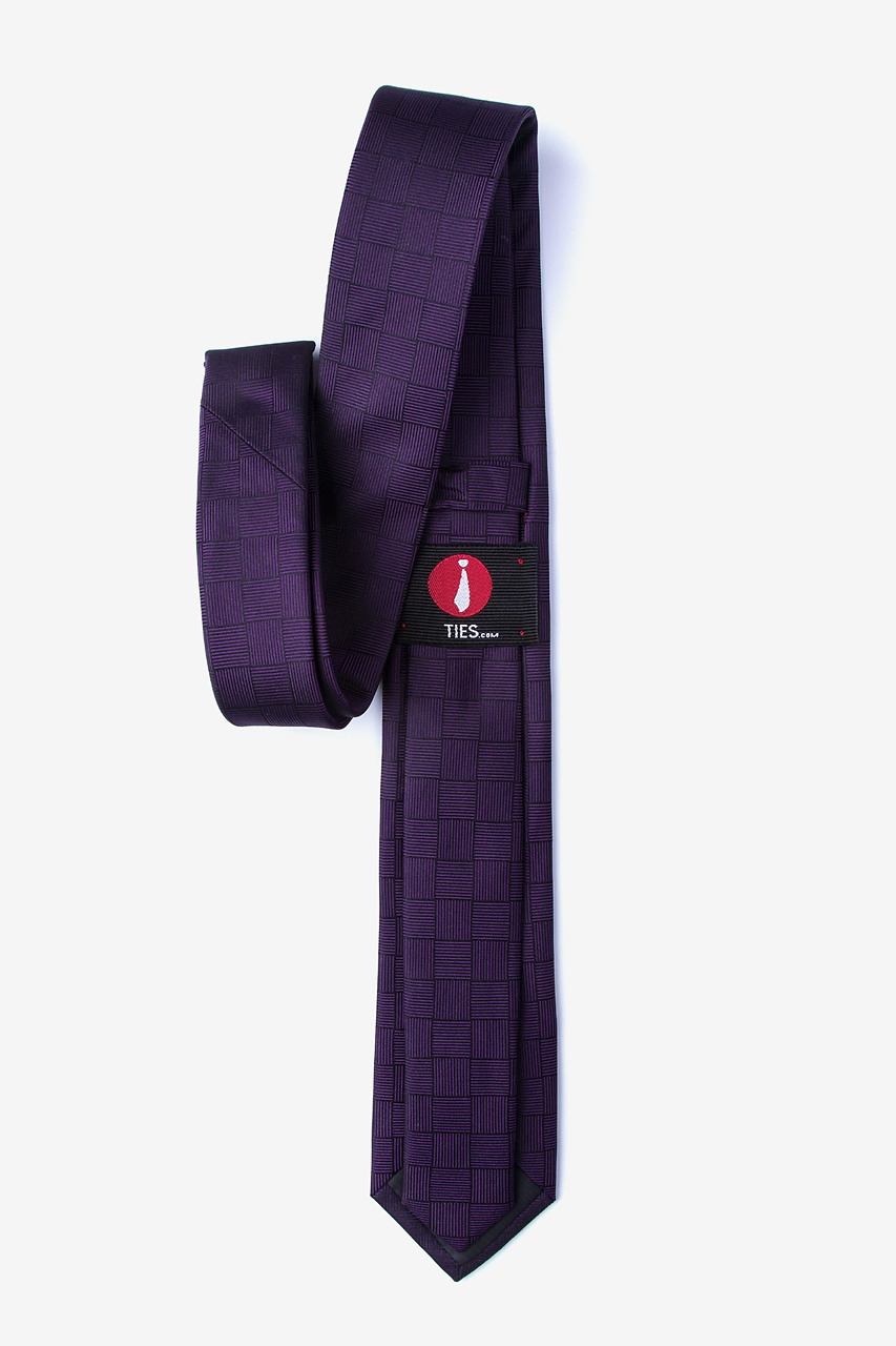 Red Hill Purple Skinny Tie Photo (1)
