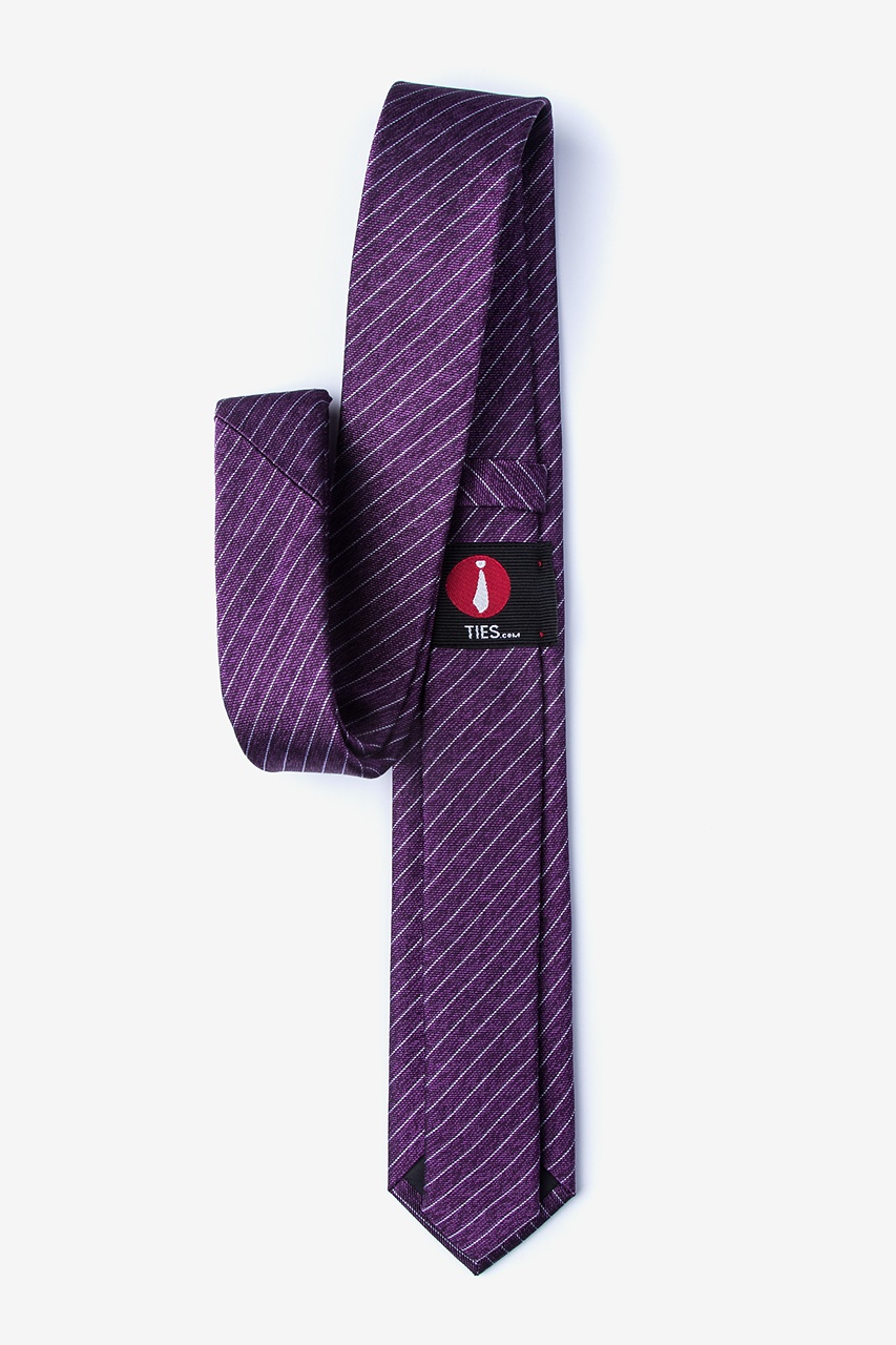Robe Purple Skinny Tie Photo (1)