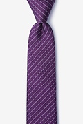 Robe Purple Skinny Tie Photo (0)