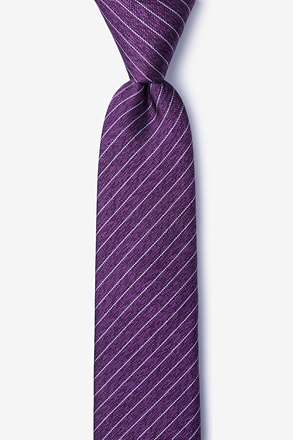 _Robe Purple Skinny Tie_