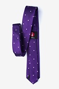 Wooley Purple Skinny Tie Photo (1)