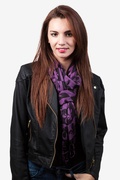 Purple Fleur De Lis Scarf Photo (3)