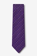 Purple Antwerp Polka Dot Tie Photo (1)