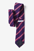 Purple Stockholm Stripe Tie Photo (2)
