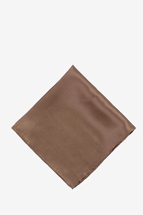 Raw Umber Pocket Square
