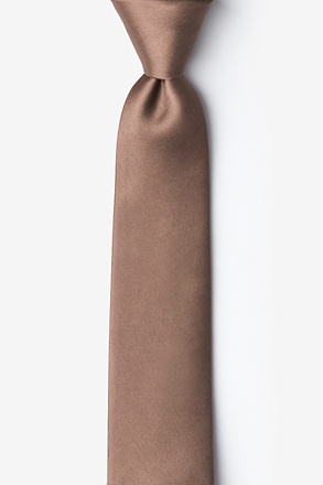 _Raw Umber Tie For Boys_